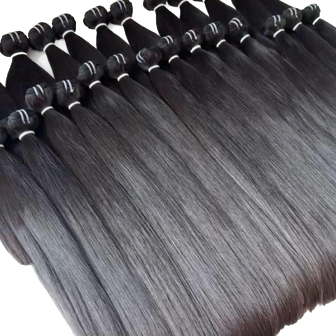 Straight virgin human hair