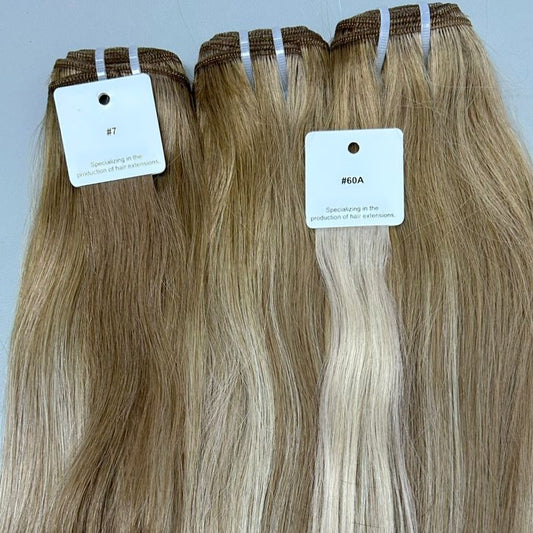 Human hair blonde