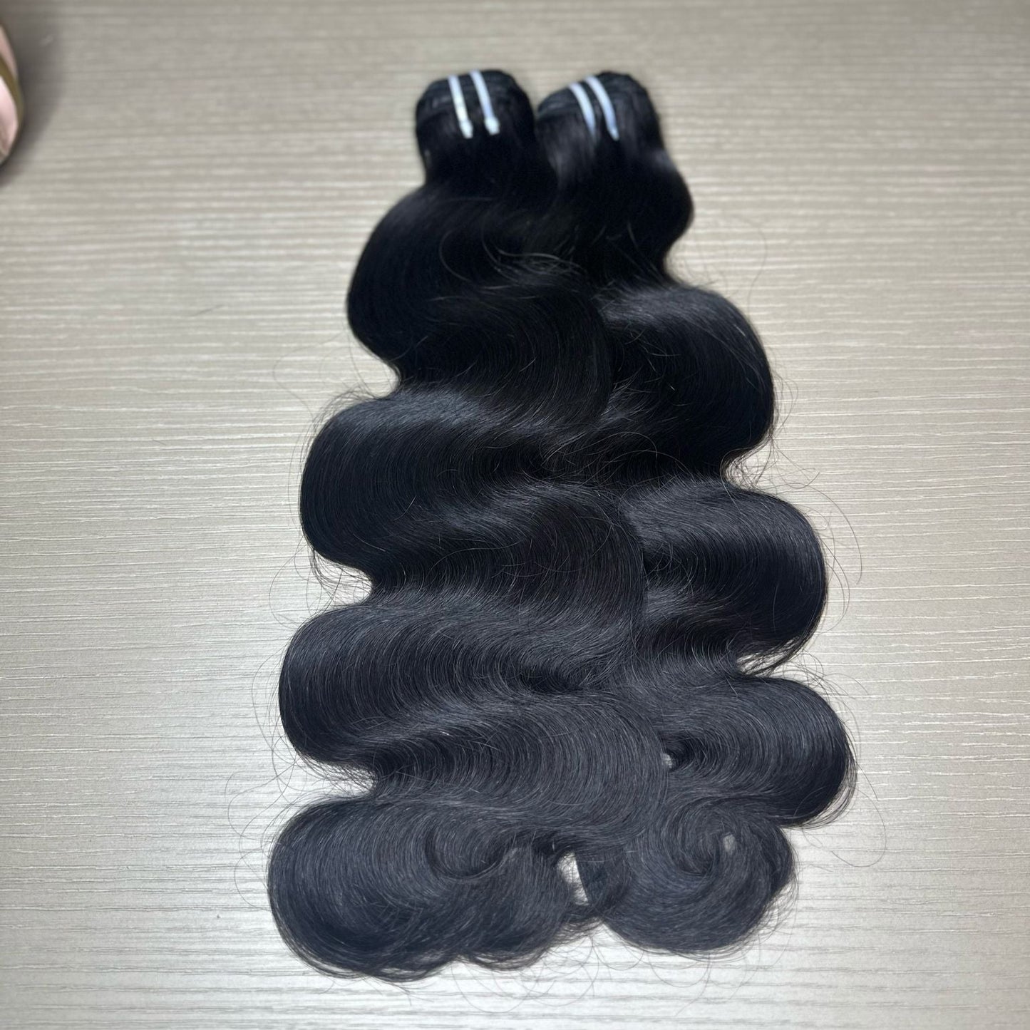 Virgin human hair wavy